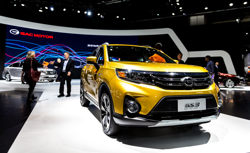 Illustration for article titled China's GAC, Which Has A Huge Display In Detroit, Aims To Sell Cars In The U.S. In 2019